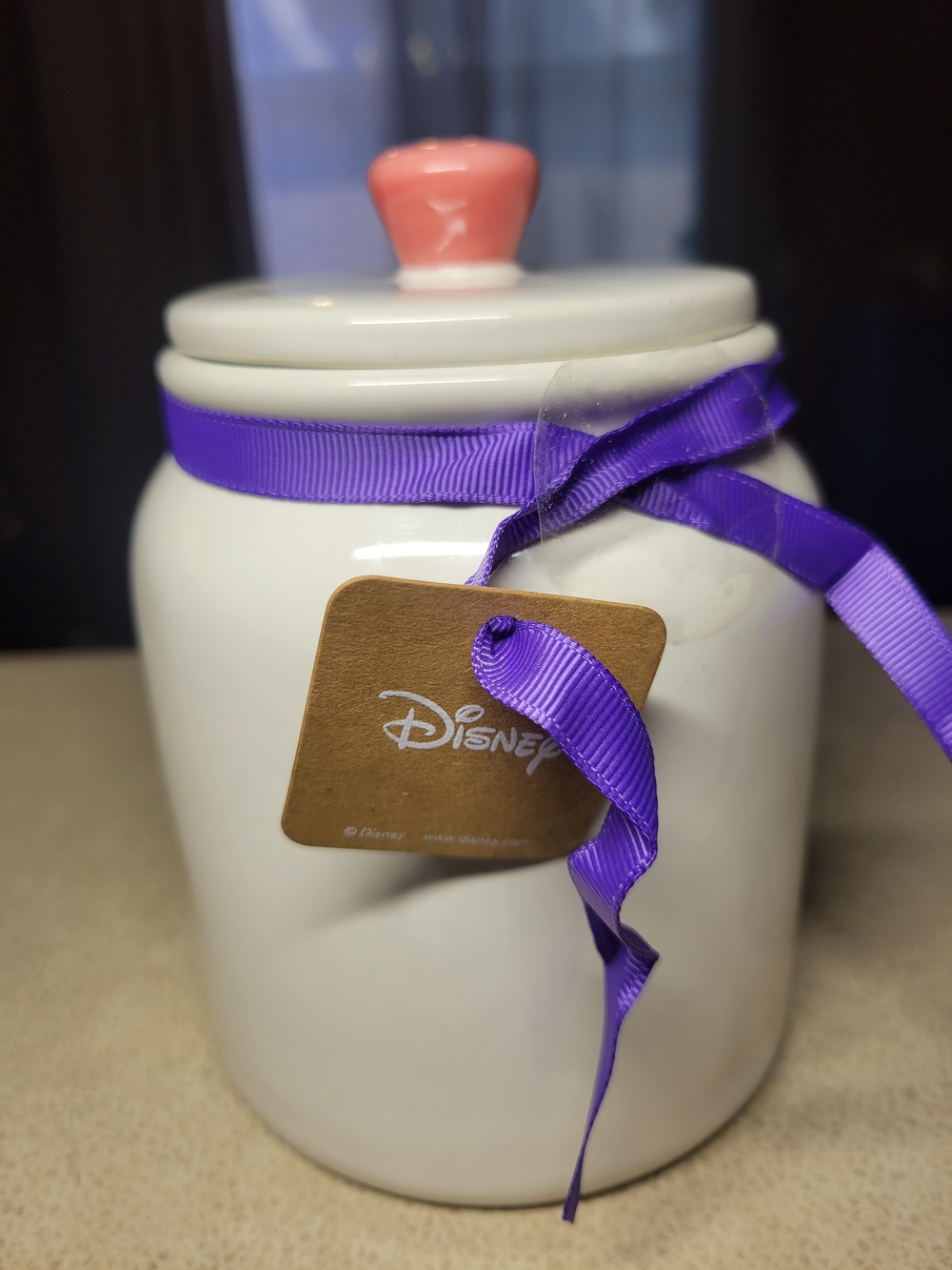 Rae Dunn Disney Alice in Wonderland Cheshire Cat Ceramic Canister - Picture 7 of 7